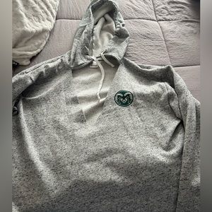 CSU Cropped Cut Out Hoodie